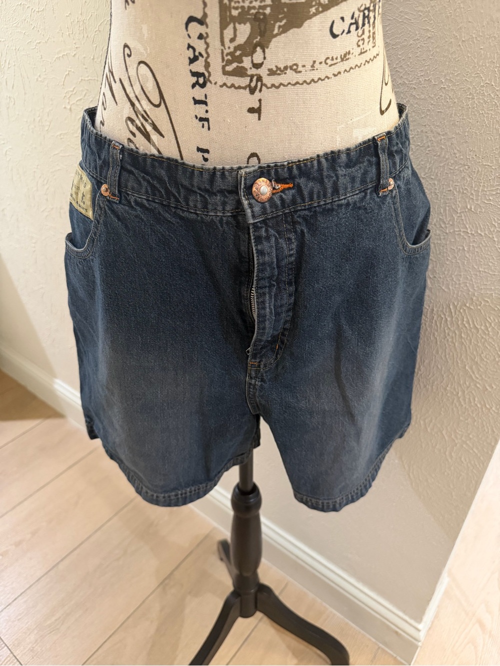 Disney Dark Blue Denim Jean Shorts